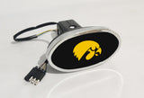 Iowa Hawkeyes NCAA Hitch Cover LED Brake Light for Trailer