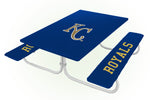 Kansas City Royals MLB Picnic Table Bench Chair Set Outdoor Cover