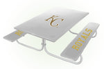 Kansas City Royals MLB Picnic Table Bench Chair Set Outdoor Cover