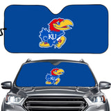 Kansas Jayhawks NCAA Car Windshield Sun Shade Universal Fit Sunshade