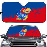 Kansas Jayhawks NCAA Car Windshield Sun Shade Universal Fit Sunshade