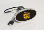 Kennesaw State Owls NCAA Hitch Cover LED Brake Light for Trailer