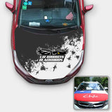 LIU Sharks NCAA Car Auto Hood Engine Cover Protector