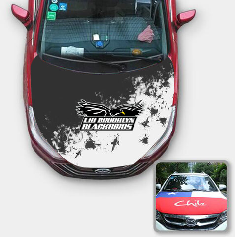 LIU Sharks NCAA Car Auto Hood Engine Cover Protector