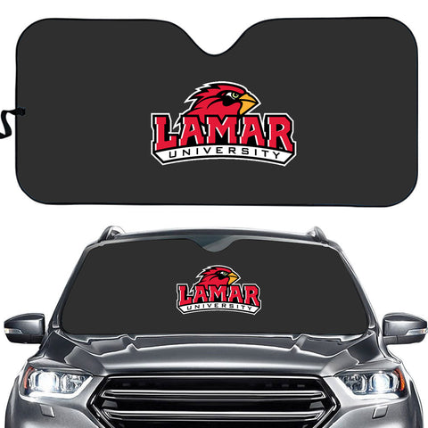 Lamar Cardinals NCAA Car Windshield Sun Shade Universal Fit Sunshade