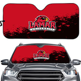 Lamar Cardinals NCAA Car Windshield Sun Shade Universal Fit Sunshade