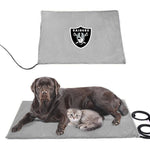 Las Vegas Raiders NFL Pet Heating Pad Constant Heated Mat