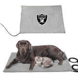 Las Vegas Raiders NFL Pet Heating Pad Constant Heated Mat