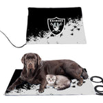 Las Vegas Raiders NFL Pet Heating Pad Constant Heated Mat