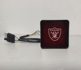 Las Vegas Raiders NFL Hitch Cover LED Brake Light for Trailer