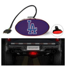 Los Angeles Dodgers MLB Hitch Cover LED Brake Light for Trailer