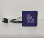 Los Angeles Dodgers MLB Hitch Cover LED Brake Light for Trailer