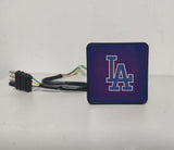 Los Angeles Dodgers MLB Hitch Cover LED Brake Light for Trailer