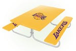 Los Angeles Lakers NBA Picnic Table Bench Chair Set Outdoor Cover