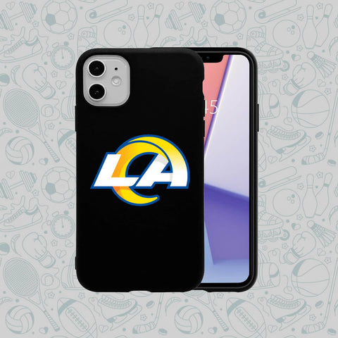Phone Case Rubber Plastic NFL-Los Angeles Rams  Print