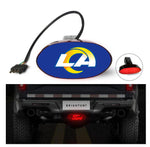 Los Angeles Rams  NFL Hitch Cover LED Brake Light for Trailer