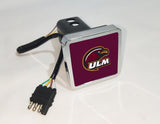 Louisiana-Monroe Warhawks NCAA Hitch Cover LED Brake Light for Trailer