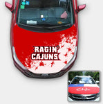 Louisiana Ragin' Cajuns NCAA Car Auto Hood Engine Cover Protector