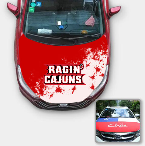 Louisiana Ragin' Cajuns NCAA Car Auto Hood Engine Cover Protector