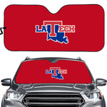 Louisiana Tech Bulldogs NCAA Car Windshield Sun Shade Universal Fit Sunshade