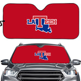 Louisiana Tech Bulldogs NCAA Car Windshield Sun Shade Universal Fit Sunshade