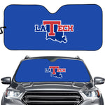 Louisiana Tech Bulldogs NCAA Car Windshield Sun Shade Universal Fit Sunshade
