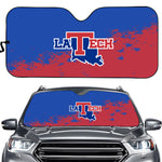 Louisiana Tech Bulldogs NCAA Car Windshield Sun Shade Universal Fit Sunshade