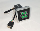 Marshall Thundering Herd NCAA Hitch Cover LED Brake Light for Trailer