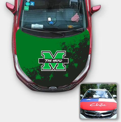 Marshall Thundering Herd NCAA Car Auto Hood Engine Cover Protector