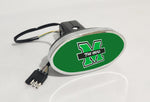 Marshall Thundering Herd NCAA Hitch Cover LED Brake Light for Trailer