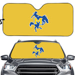 McNeese State Cowboys NCAA Car Windshield Sun Shade Universal Fit Sunshade