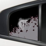 Memphis Grizzlies NBA Rear Side Quarter Window Vinyl Decal Stickers Fits Dodge Charger