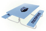 Memphis Grizzlies NBA Picnic Table Bench Chair Set Outdoor Cover