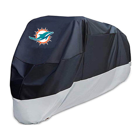 Miami Dolphins NFL Outdoor Motorcycle Cover