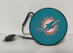Miami Dolphins NFL Hitch Cover LED Brake Light for Trailer