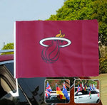 Miami Heat NBA Car Window Flag