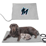 Miami Marlins MLB Pet Heating Pad Constant Heated Mat