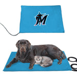 Miami Marlins MLB Pet Heating Pad Constant Heated Mat