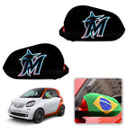 Miami Marlins MLB Car rear view mirror cover-View Elastic
