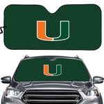 Miami (FL) Hurricanes NCAA Car Windshield Sun Shade Universal Fit Sunshade
