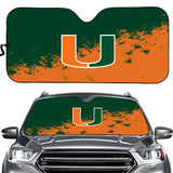 Miami (FL) Hurricanes NCAA Car Windshield Sun Shade Universal Fit Sunshade