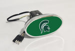 Michigan State Spartans NCAA Hitch Cover LED Brake Light for Trailer
