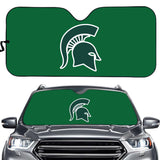 Michigan State Spartans NCAA Car Windshield Sun Shade Universal Fit Sunshade