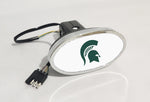 Michigan State Spartans NCAA Hitch Cover LED Brake Light for Trailer