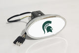 Michigan State Spartans NCAA Hitch Cover LED Brake Light for Trailer