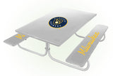 Milwaukee Brewers MLB Picnic Table Bench Chair Set Outdoor Cover