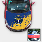Milwaukee Brewers MLB Car Auto Hood Engine Cover Protector