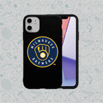 Phone Case Rubber Plastic MLB-Milwaukee Brewers  Print