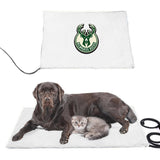 Milwaukee Bucks NBA Pet Heating Pad Constant Heated Mat
