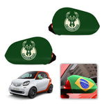 Milwaukee Bucks NBA Car rear view mirror cover-View Elastic